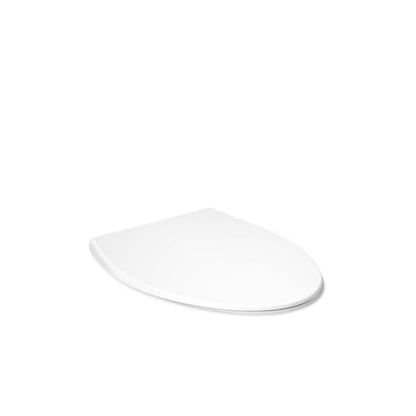 KOHLER K-30781-0 Willow Quiet-Close Elongated Toilet Seat Soft Close with Grip Tight Bumpers, Thermoset Plastic, White - style: Willow