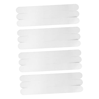 12pcs Slip Shower Stickers for Bathtubs and Floors Non Slip Strips Transparent Bath Safety for Stairs Showers Swimming Pools - size: 12 pcs