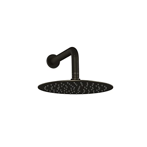 Refuge Rain Shower Head with Handheld Spray Combo - Oil-Rubbed Bronze Finish - 10" Rainfall Shower Head with Handheld Combo | Adjustable Slide Bar | 5-Function Handshower | Tru-Temp Valve | 2.5 GPM - color: Oil Rubbed Bronze, size: 2.5 GPM