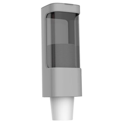 Cup Holders, Cup Dispenser Sealed Pull Type Water Cooler Cup Holder Dustproof Wall Mount Bathroom Cup Dispenser with Lid Double Paper Cup Holder for Home, Bathroom, Office