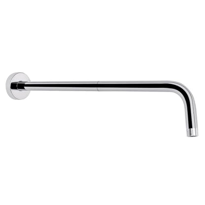 Shower Arm with Flange and Teflon Tape, Wall Mounted Shower Pipe 304 Stainless Steel Extension Arm for Fixed Shower Head & Handheld (20 Inch, Chrome) - color: Chrome, style: 20 Inch