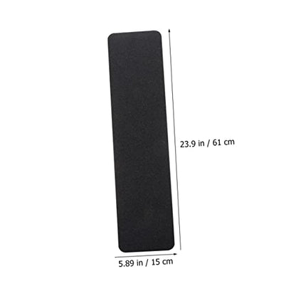 2pcs Non-Slip PVC Stair Tapes Anti-Skid Shower Stickers for Bathroom Safety Sturdy Waterproof Floor Non-Slip Strips for Steps and Bathtubs
