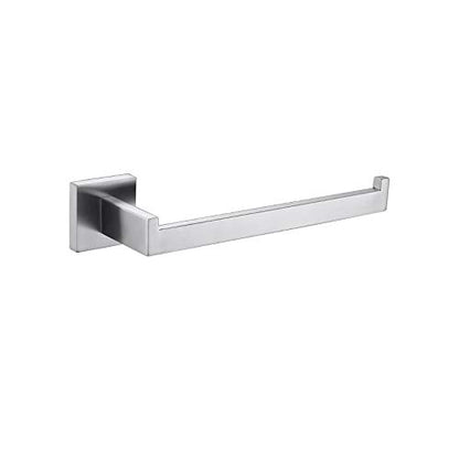 TASTOS Premium Stainless Steel Hand Towel Holder, Square Hand Towel Ring Heavy Duty Wall Mounted Modern Hand Towel Bar for Bathroom Kitchen, Brushed Nickel - color: Brushed Nickel