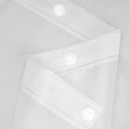River Dream Snap-in Shower Curtain Liner Replacement, Frost, 70x78 | Waterproof PEVA, for No Hook Shower Curtain, Snap On/Off & Removable Replacement Liner, 70W x 78H - size: 70"W x 78"L (Pack of 1)