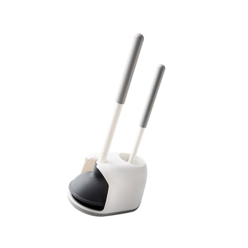 High Pressure Toilet Clog Remover Plunger with Holder Easy Storage Cleaning Tool