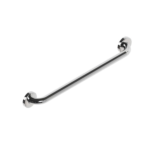 HEALTHCRAFT Easy Mount Grab Bar 24", ADA Stainless Rail - Polished Chrome | Concealed screws, clean install, compatible with Easy Mount Anchor - color: Chrome, size: 24" Inch