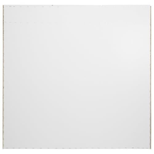 Design House Cyprus 30-in. Wide Medicine Cabinet, 3 Frameless Mirrored Doors, 2 Adjustable Shelves, Pre-Assembled, Surface or Recess Mounted, White, 30.0 in. W x 4.4 in. D x 30.0 in. H, 59749 | Adjustable Shelves, Wall Mount, Contemporary/Modern, Wood, Ba