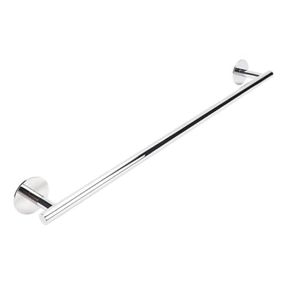 3M Towel Bar, 24 Inch #304SS Chrome No Drill Self Adhesive Bathroom Towel Rod Wall Mounted - color: Chrome, size: 23.6 Inch