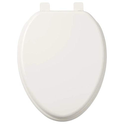 Signature Hardware 447334 Elongated Closed-Front Toilet Seat And Lid with Soft Close and Quick Release