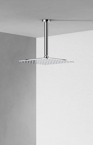 VBFF-Shower Head,rain shower head, 8 inch- Square Shower Head, 1.8 GPM Flow Rate, rainfall showerhead,VBFF07 (Chrome) - color: Chrome, size: 8 Inch