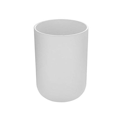 4pcs Bathroom Accessories Set, Toothbrush Holder Tooth Mug Soap Dish Liquid Bottle Bathroom Set Shower Countertop Vanity Organizer(White) - color: White