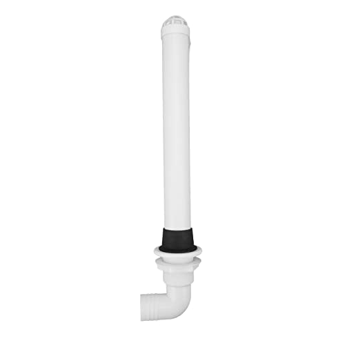 Overflow Drain Pipe, Overflow Assembly, Stable Water Flow, Strainer Pipe Tube Bathroom Pipes Fittings Universal for Yacht Cabin Bathroom Sink