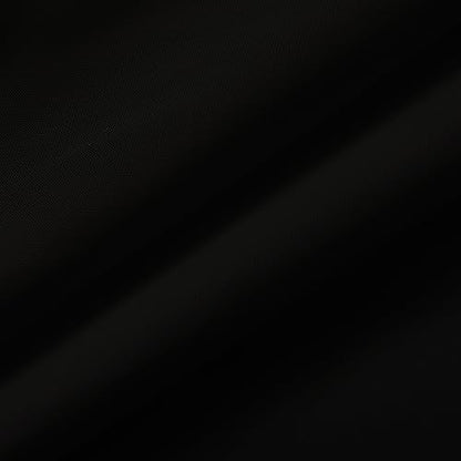 Waterproof Nylon Fabric Shower Curtain or Liner Machine Washable & Breathable Black 72x78inch (Standard Size) 1 Panel