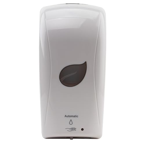 Winco 1000ml White Pur-Clean Automatic Liquid Soap Dispenser | Automatic dispensing, Adjustable settings, Refillable chamber, Easy mounting - color: White, style: Auto Liquid