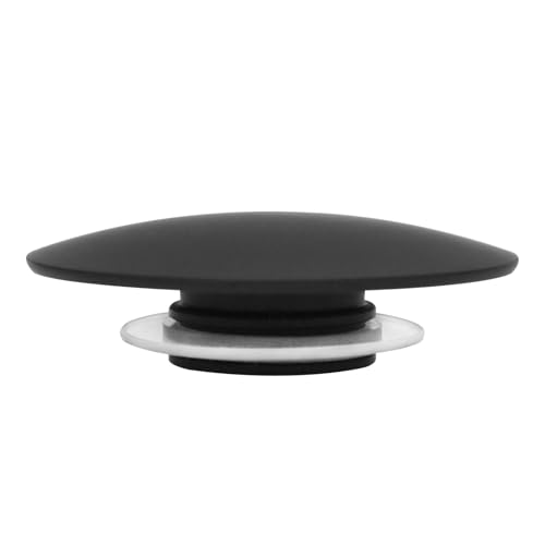 1PCS All-Copper 66mm Cover with Rubber Ring Button for Sink Drainage Sink Plug Replacement pop Out and Button for Replacing Bathroom Sink Baffle