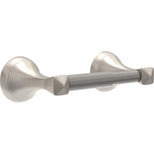 Delta Toilet Paper Holder | Spring Loaded | Brushed Nickel | Wall Mount | EsatoBathroom Accessories