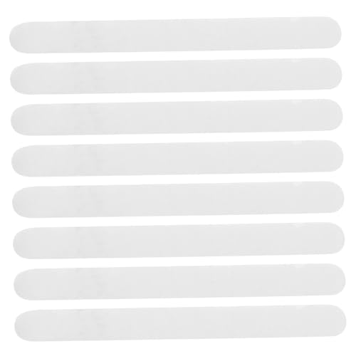 BESTYASH 30Pcs Anti-Slip Strips PET Bath Safety for Showers Stairs | Concave Convex Line Surface, White Finish, Adhesive Grip Aid, for Bathtubs and Floors