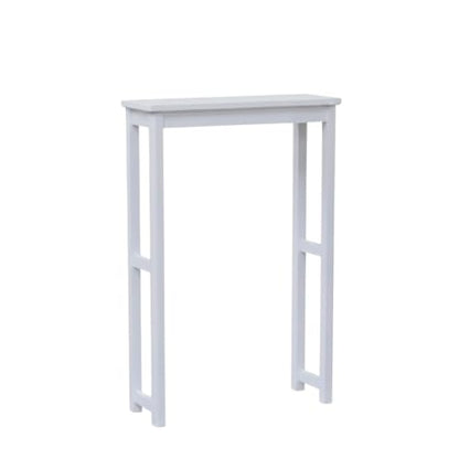 Dorset Over-the-Toilet Storage Shelf – 27" W x 37" H Space Saver Rack with Single Open Shelf for Towels & Toiletries – Minimalist Modern Design & Easy Assembly Bathroom Organizer by Alaterre Furniture | 27”W x 37”H White Space Saver Rack with Single Open