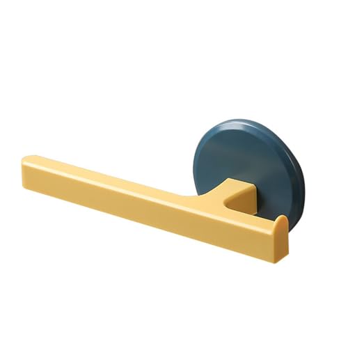 Multifunctional Simple Adhesive Towel Bar Rustproof Plastic Towel Bar for Bathroom Towel Holder Wall Mounted Drill-Free Installation Sturdy Design