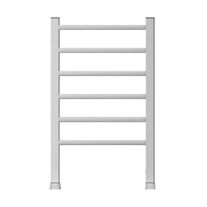 Electric Heated Towel Rack for Bathroom, 2-in-1 Freestanding & Wall Mounted 6 Bar Towel Warmer, IPX4 Waterproof Plug-in Rustproof Aluminum Towel Heater for Home Hotel