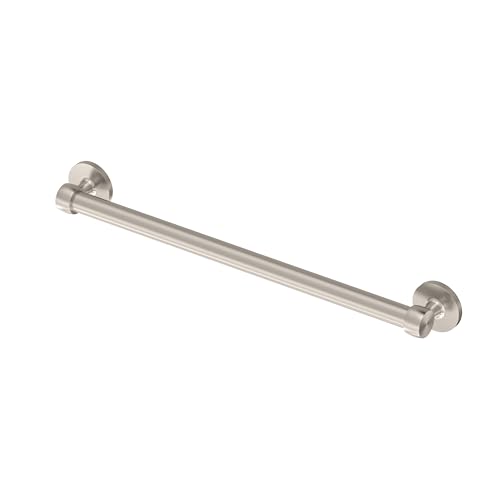 Gatco 622SN Gibson 24" L Bathroom Grab Bar, Satin Nickel, ADA Compliant Stainless Steel Safety Grab Bar - color: Satin Nickel, size: 24"L