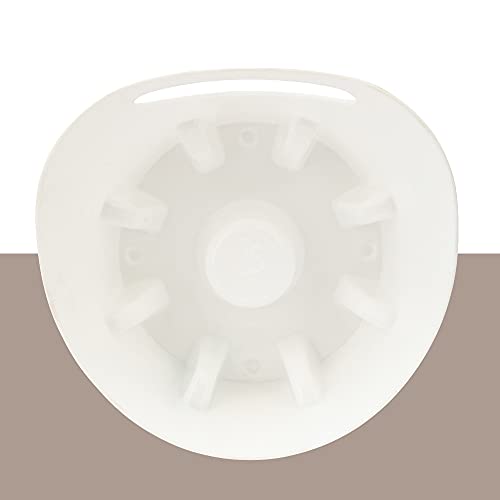 JS Jackson Supplies Universal White Plastic Drip Tray for Toilet Plunger - color: White