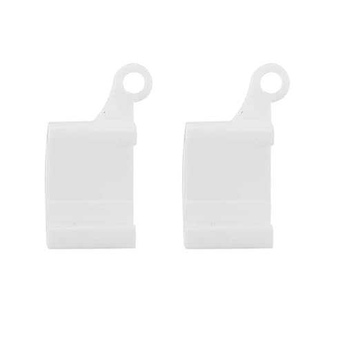 End Covers For Curtain Track Accessories | Plastic PVC, ABS White CeilingRail End Cap For Window Door Curtain, Shower Room Divider, RV - size: End covers