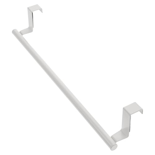 Stainless Steel Over Door Towel Rack Hanging Hand Towel Holder for Cabinets Space-Saving Organizer for Bathrooms and Kitchens Elegant Design for Easy Access