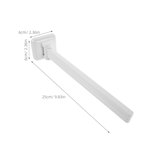 KICHOUSE 2pcs Swivel 3-Arm Stainless Steel Towel Rack, No Drill Wall Mounted Swing Out Holder Space Saving for Bathroom Kitchen RV Laundry Room