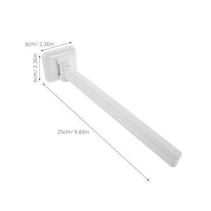 KICHOUSE 2pcs Swivel 3-Arm Stainless Steel Towel Rack, No Drill Wall Mounted Swing Out Holder Space Saving for Bathroom Kitchen RV Laundry Room