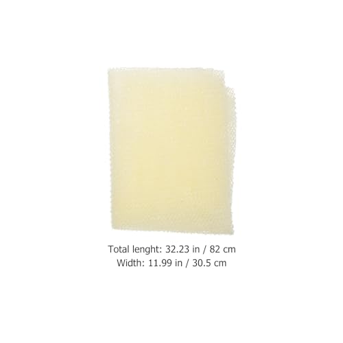 Luxshiny 2Pcs Exfoliating Body Scrubber Bath Washcloth Set, Long Back Scrubber for Men and Women, Practical Bathroom Skin Brush for Deep Cleaning and Dead Skin Removal
