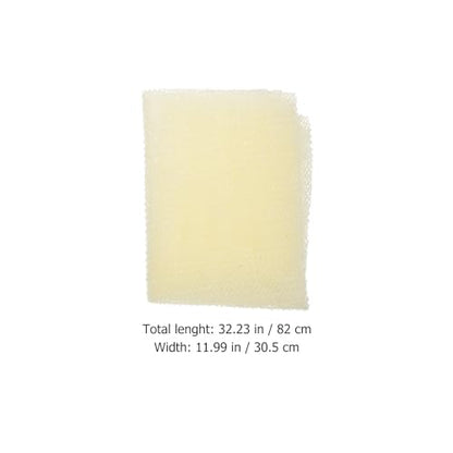 Luxshiny 2Pcs Exfoliating Body Scrubber Bath Washcloth Set, Long Back Scrubber for Men and Women, Practical Bathroom Skin Brush for Deep Cleaning and Dead Skin Removal