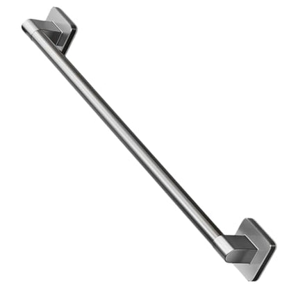 Self Adhesive Heavy Duty Towel Bar 50cm Gray No Drill Wall Mounted Towel Holder Bathroom Organizer for Kitchen and Bathroom