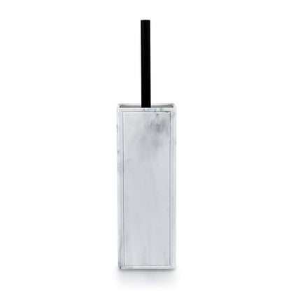 Toilet Brush and Holder Set for Bathroom, Stylish and Durable Cleaning Tool with Modern Design, Compact for Efficient Cleaning - style: Marble