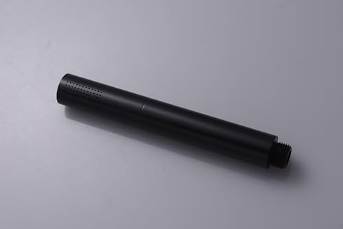 AYIVG Matte Black Finish Round Brass 2 In 1 Function High Pressure Handheld Shower Head Sprayer Hand Shower Wand with 59 Inch Hose For Bathroom Shower System - color: Matte Black