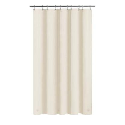 Barossa Design 54W x 78H Stall Shower Curtain Liner Beige | Waterproof PEVA, 3 Bottom Magnets, Metal Grommets, Lightweight Plastic Shower Liner 54x78 Inches for Bathroom Stall - color: Beige, size: 54"W x 78"L (Pack of 1)