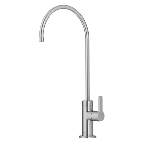 KRAUS Oletto Single Handle Drinking Water Filter Faucet for Water Filtration System in Spot-Free Stainless Steel, FF-103SFS - color: Spot Free Stainless Steel, style: Filter Faucet