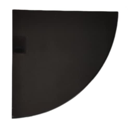 9 Inch Black Marble Corner Shower Shelf for Bathroom, Granite Stone Corner Shelves Both Side Polished for Bath Wall Mounted,Tiled Shower Walls (1Pcs - Black)
