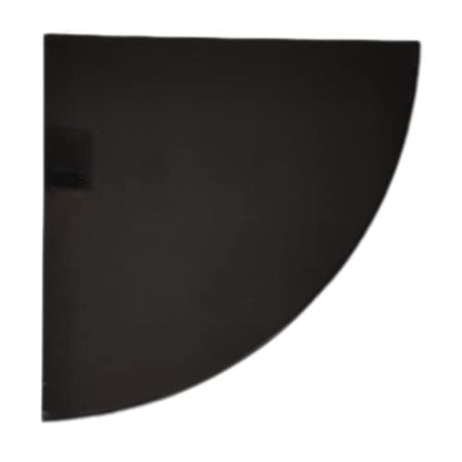 9 Inch Black Marble Corner Shower Shelf for Bathroom, Granite Stone Corner Shelves Both Side Polished for Bath Wall Mounted,Tiled Shower Walls (1Pcs - Black)