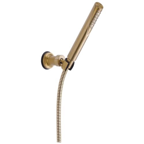 Delta Faucet Trinsic Single Spray Wall-Mount Hand Shower, Hand Held Shower with Hose, Gold Handheld Shower Head, Slide Bar Hand Shower, Handheld Shower, Champagne Bronze 55085-CZ - color: Champagne Bronze