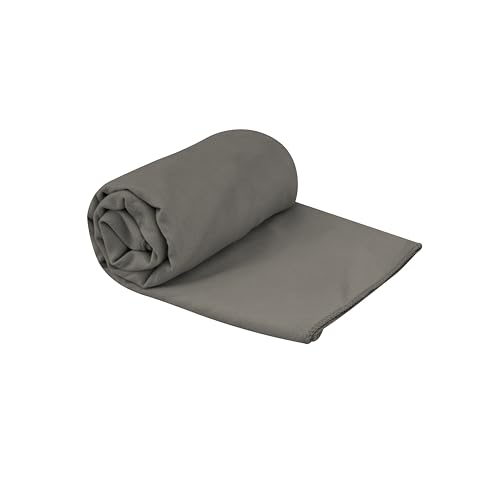 Sea to Summit Drylite Towel, Lightweight Camping and Travel Towel - color: Beluga, size: Medium