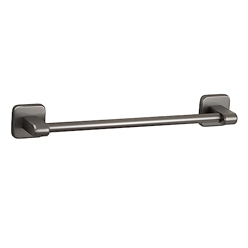 Wall-Mounted Heavy Duty Towel Bar Self-Adhesive Bathroom Rack No Drill Installation for Kitchen Bathroom and Balcony Grey Towel Holder - size: 50X6X6CM