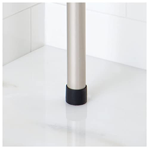mDesign 0391MDBA Bathroom Shower Storage Constant Tension Corner Pole Caddy
