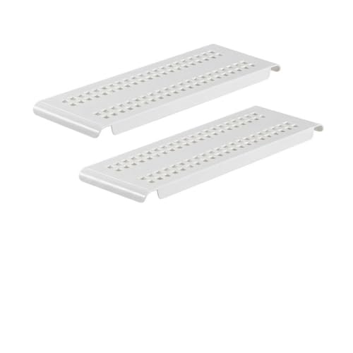 Adjustable Telescopic Tension Shelf for Under Sink Storage, No-Drill PP Plastic Cabinet Organizer Rack, White (1 Pack) - size: 14.84 x 4.72 x 0.71 in