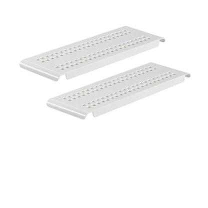 Adjustable Telescopic Tension Shelf for Under Sink Storage, No-Drill PP Plastic Cabinet Organizer Rack, White (1 Pack) - size: 14.84 x 4.72 x 0.71 in