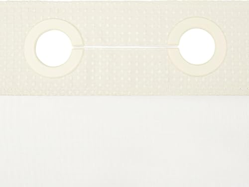 RiverDream Heavyweight Waffle No Hook Shower Curtain with Liner,Cream,36x74 | Dotted Waffle,Snap-in Liner,Heavy Duty,Quick Dry,Mesh Top Window,With Bottom Magnets,Hotel-Grade,Washable,Small Stall Size - color: Cream, size: 36"W x 74"L (Pack of 1)