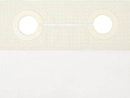 RiverDream Heavyweight Waffle No Hook Shower Curtain with Liner,Cream,36x74 | Dotted Waffle,Snap-in Liner,Heavy Duty,Quick Dry,Mesh Top Window,With Bottom Magnets,Hotel-Grade,Washable,Small Stall Size - color: Cream, size: 36"W x 74"L (Pack of 1)