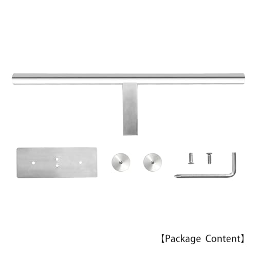 Double Roll Toilet Paper Holder, OBODING, Adhesive or Drilling Stainless Steel Toilet Paper Holder Wall Mount for Bathroom (Silver) - color: Silver