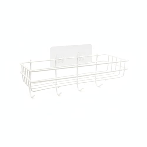 Adhesive Corner Shelf, Carbon Steel Wall Mount Storage Organizer for Bathroom Shower and Kitchen (1 PC) - size: 10.63 x 4.72 x 4.33 in