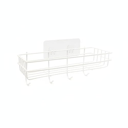 Adhesive Corner Shelf, Carbon Steel Wall Mount Storage Organizer for Bathroom Shower and Kitchen (1 PC) - size: 10.63 x 4.72 x 4.33 in